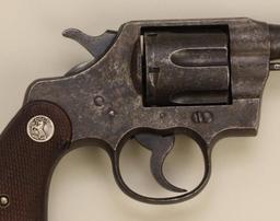 Colt Army Special double action revolver.