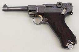 Mauser S/42 P08 Luger semi-automatic pistol.