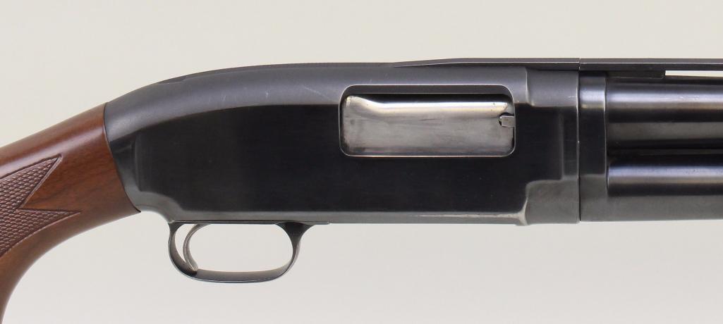 Winchester Model 12 pump action shotgun.