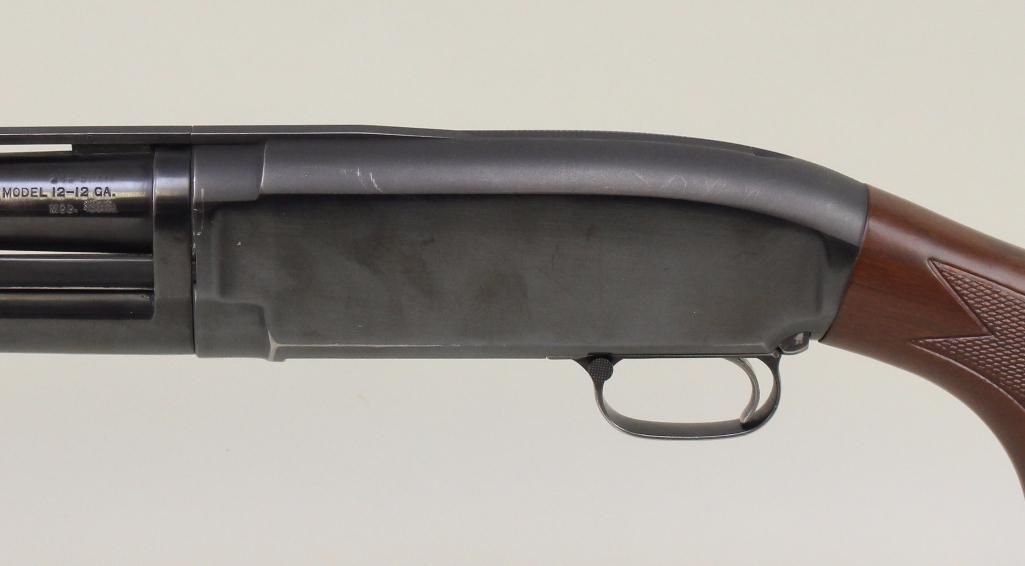 Winchester Model 12 pump action shotgun.