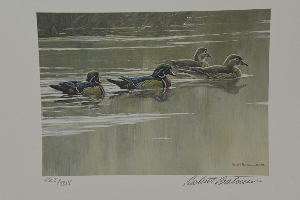 Grouping of 4 Waterfowl Stamp and Prints