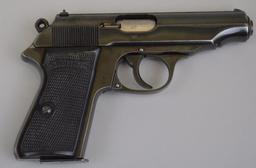 Walther PP semi-automatic pistol.