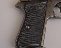 Walther PP semi-automatic pistol.