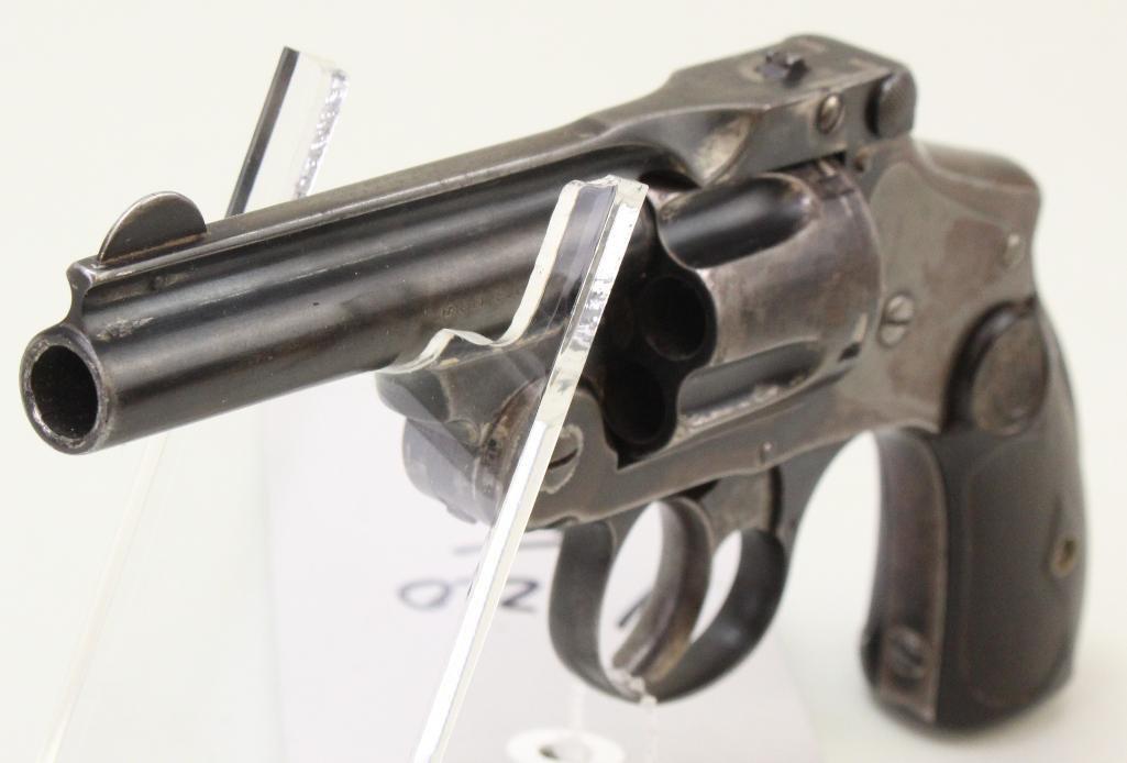 Smith & Wesson Safety Hammerless 4th Model (Lemon Squeezer) double action revolver.