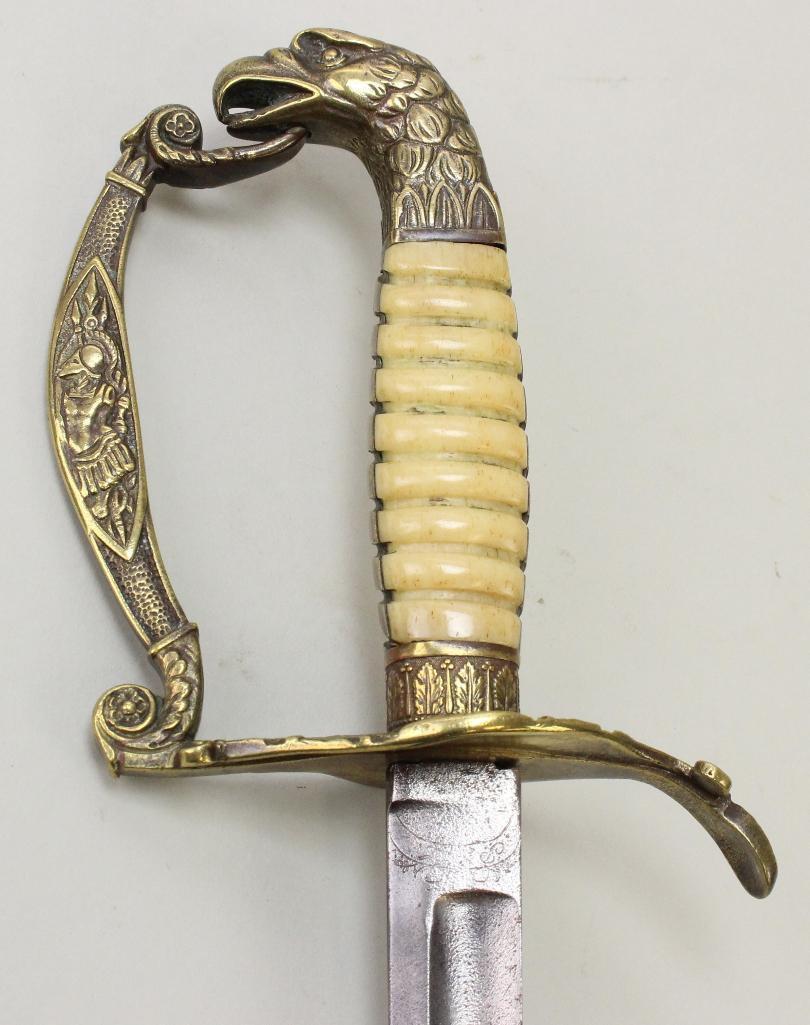 Early 19th Century United States Eagle Head Sword