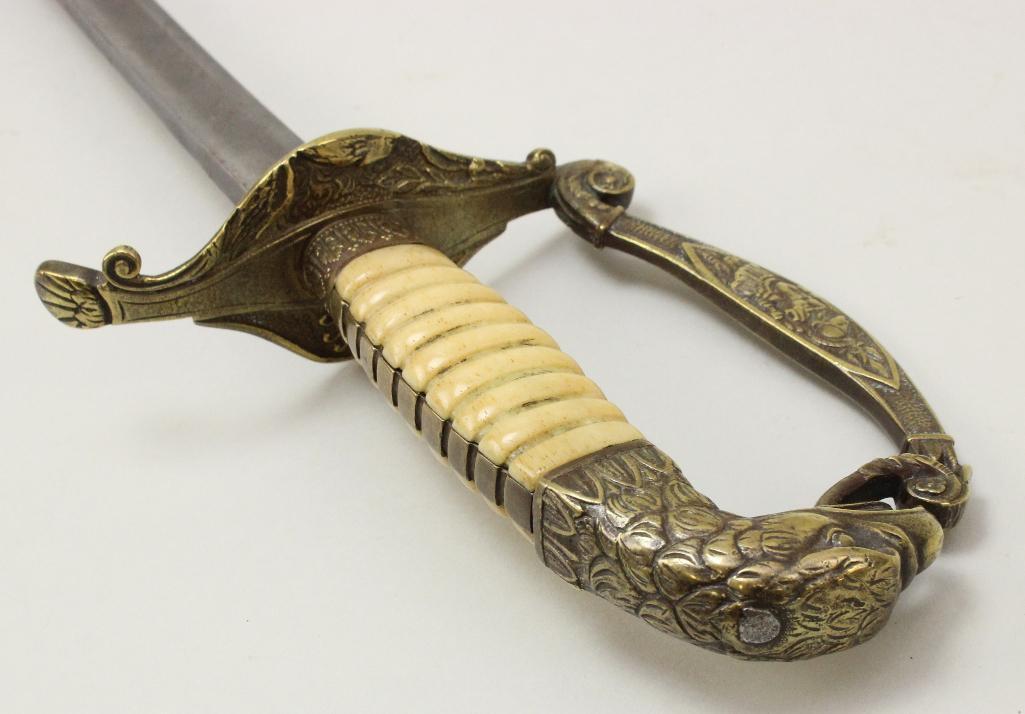 Early 19th Century United States Eagle Head Sword