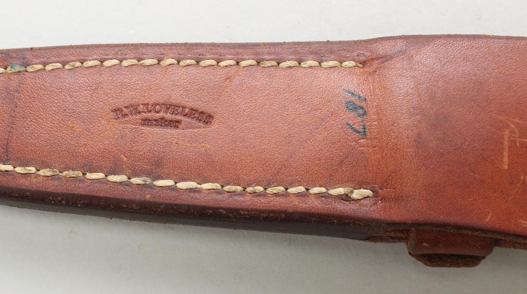 R.W. Loveless #187 sheath knife.