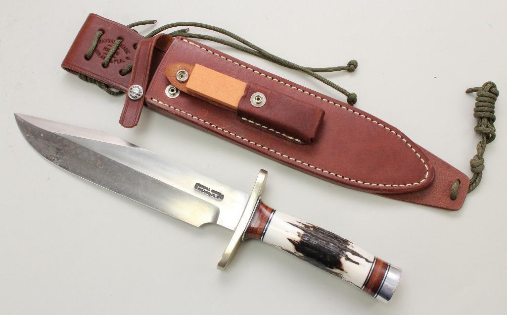 Randall Model #12 14 Grind Sportsman's bowie knife.