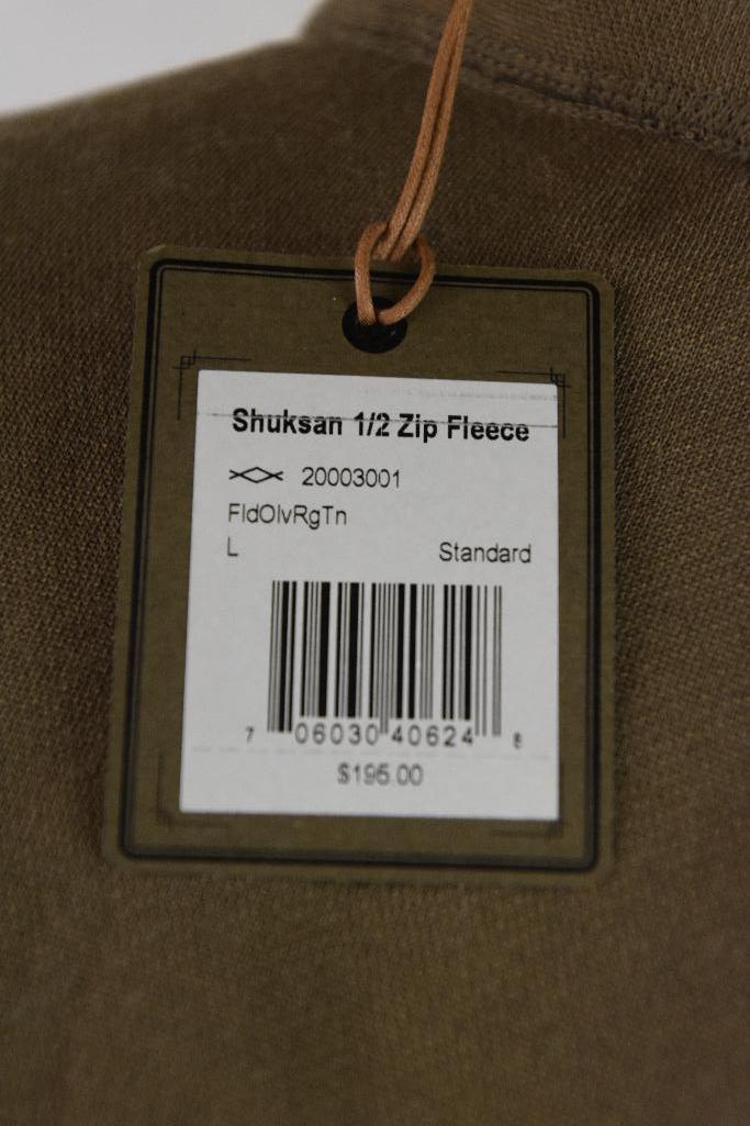 1 New Filson Shuksan Zip Fleece.