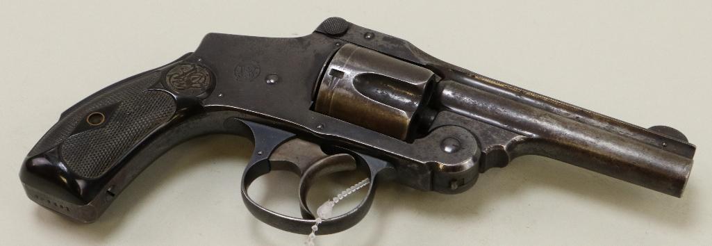 Smith & Wesson 4th Model Safety Hammerless double action revolver.