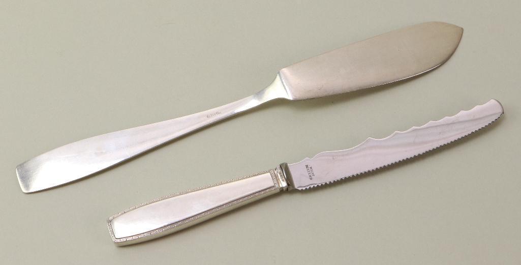 Pair of Small Serving Knives - WWII Adolf Hitler