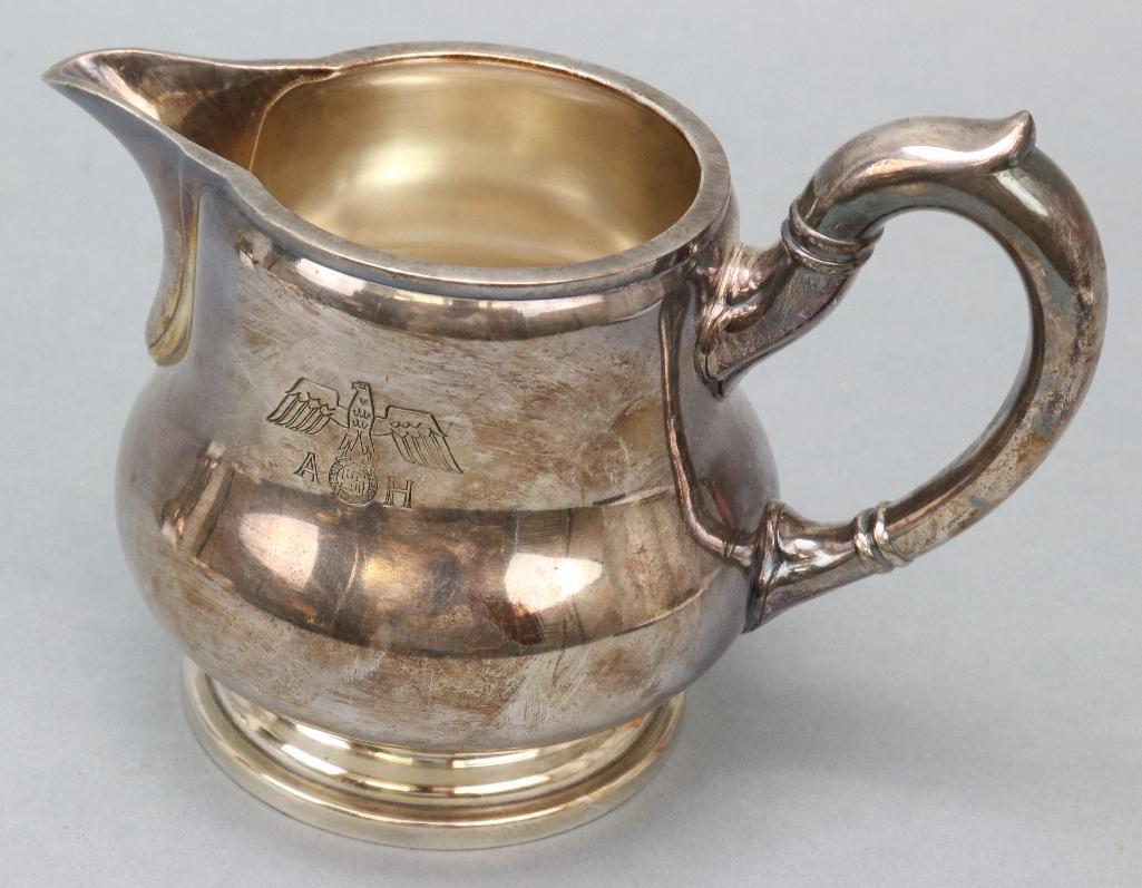 German Silver Plate Creamer - WWII Adolf Hitler