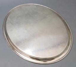 German Silver Plate Serving Tray - WWII Adolf Hitler