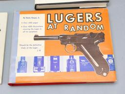 Lot of 6 Luger Firearms reference books.