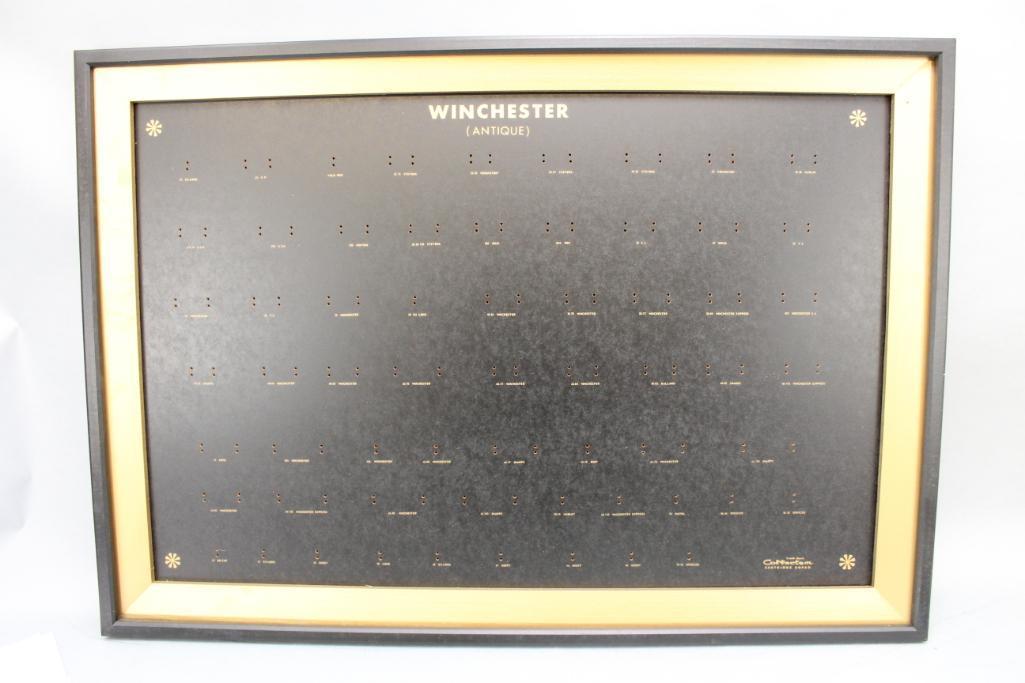 Winchester Antique Cartridge board.