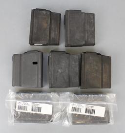 Lot of 7 M1A 10 round magazines.