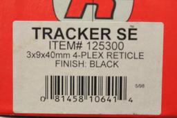 Lot of 2 Redfield Tracker SE 3x9x40 4-Plex reticle scopes.