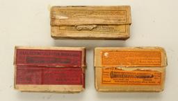 Lot of 3 boxes of vintage Winchester ammo.