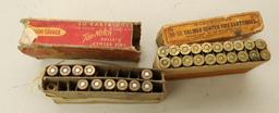 Lot of 10 vintage boxes of rifle ammo.