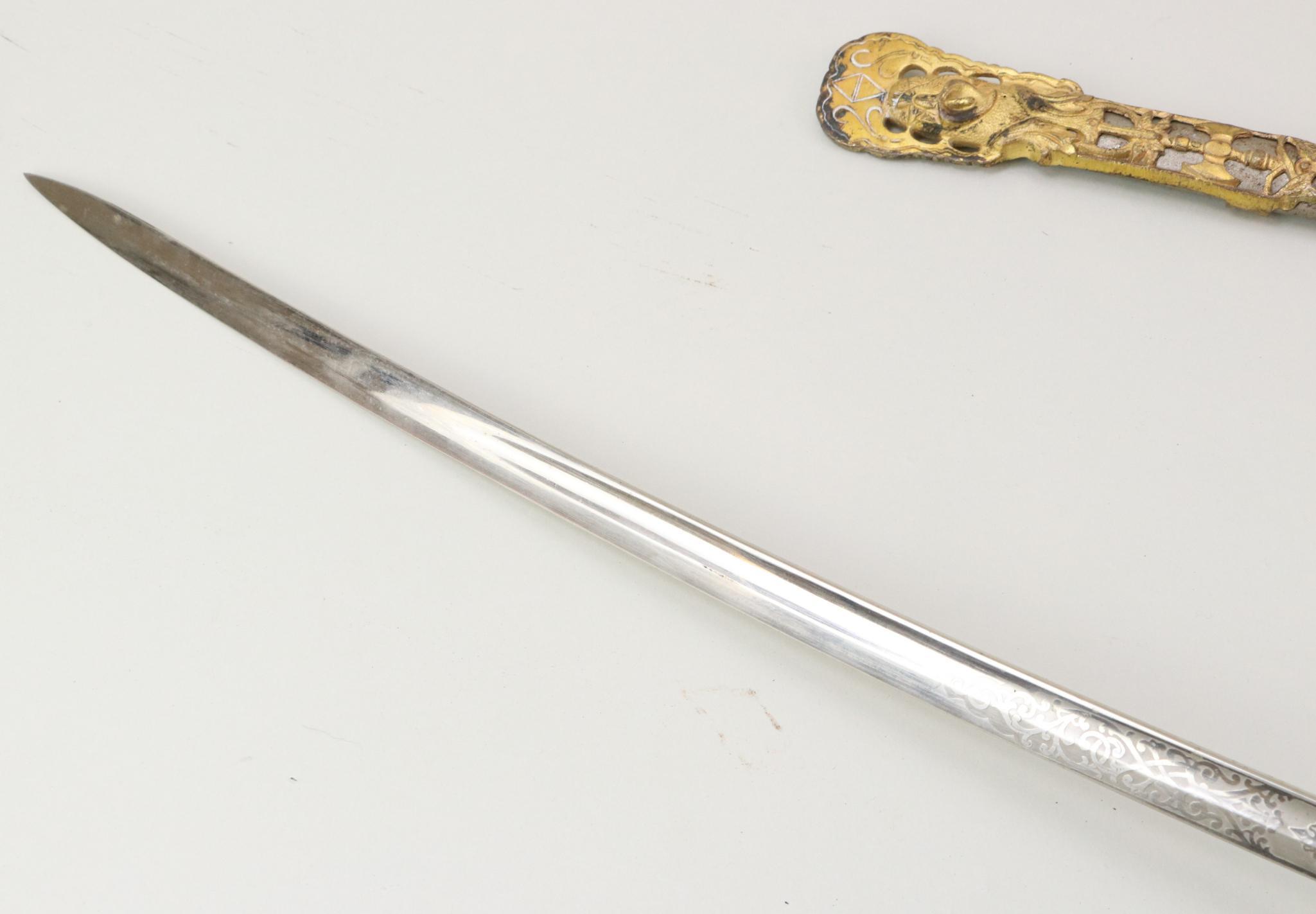 Knight's of Pythias Fraternal Sword