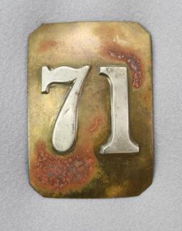 Insignia of the 71st New York Infantry