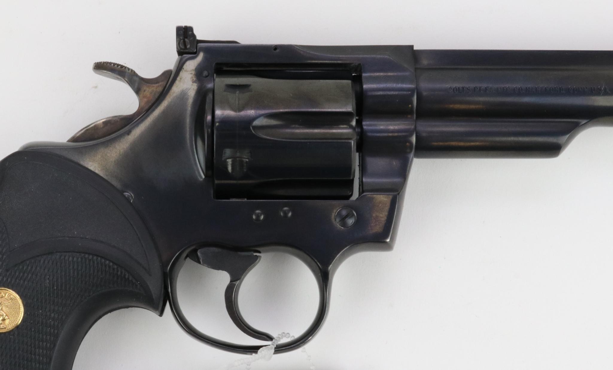 Colt Trooper MK III double action revolver.