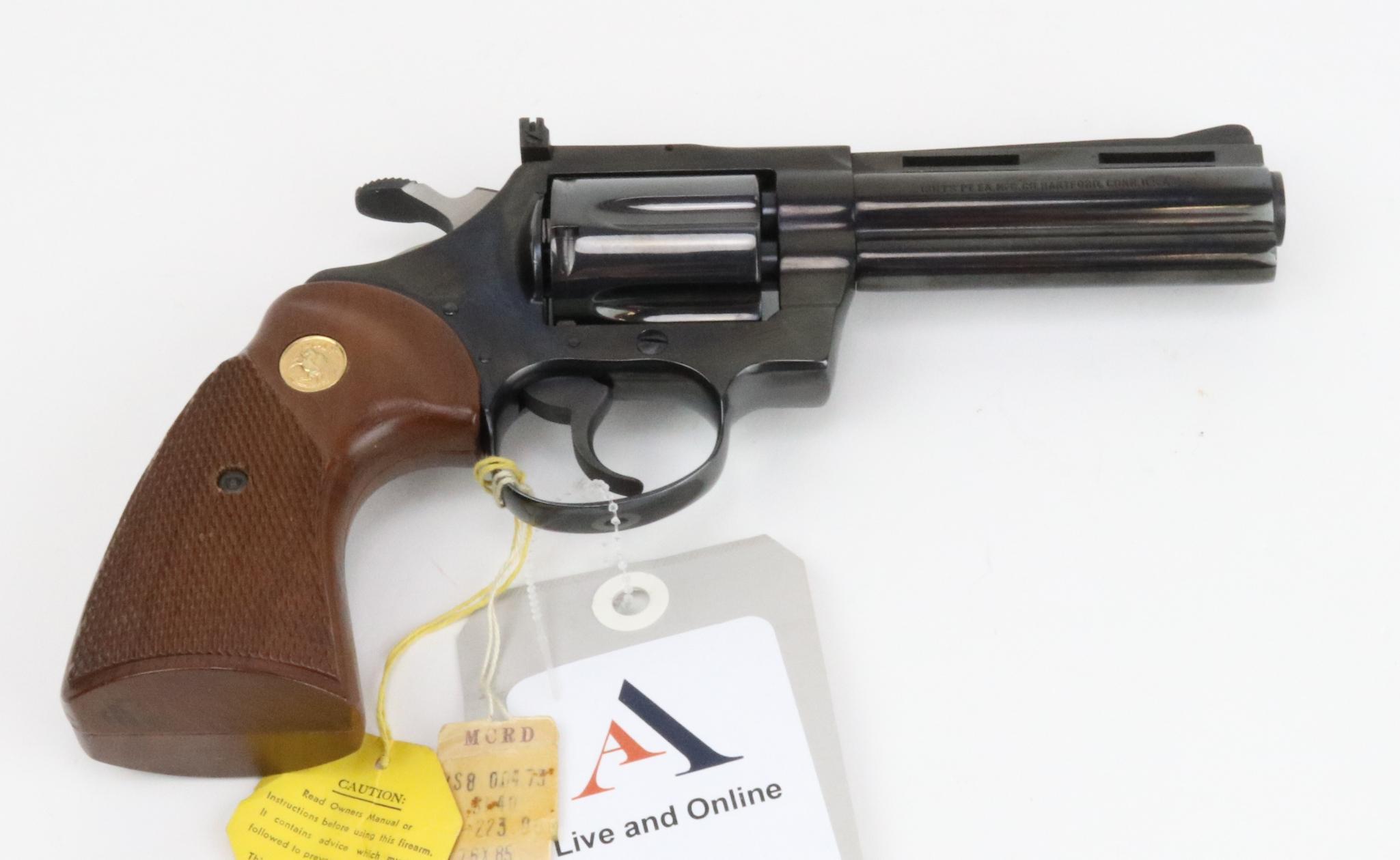 Colt Diamondback double action revolver.