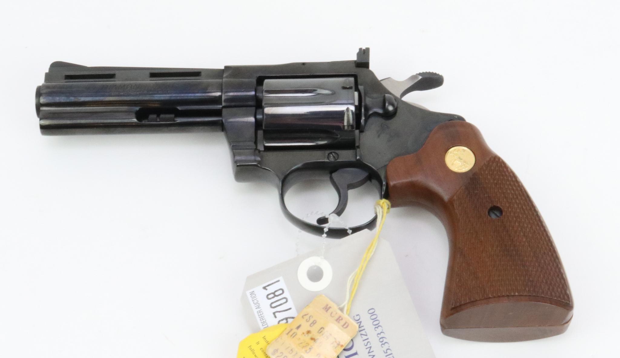 Colt Diamondback double action revolver.