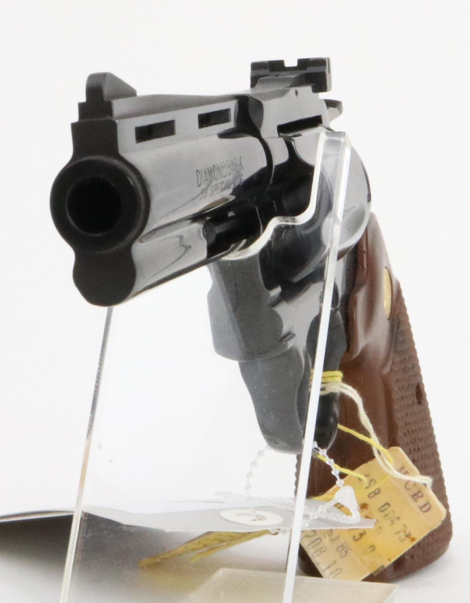 Colt Diamondback double action revolver.