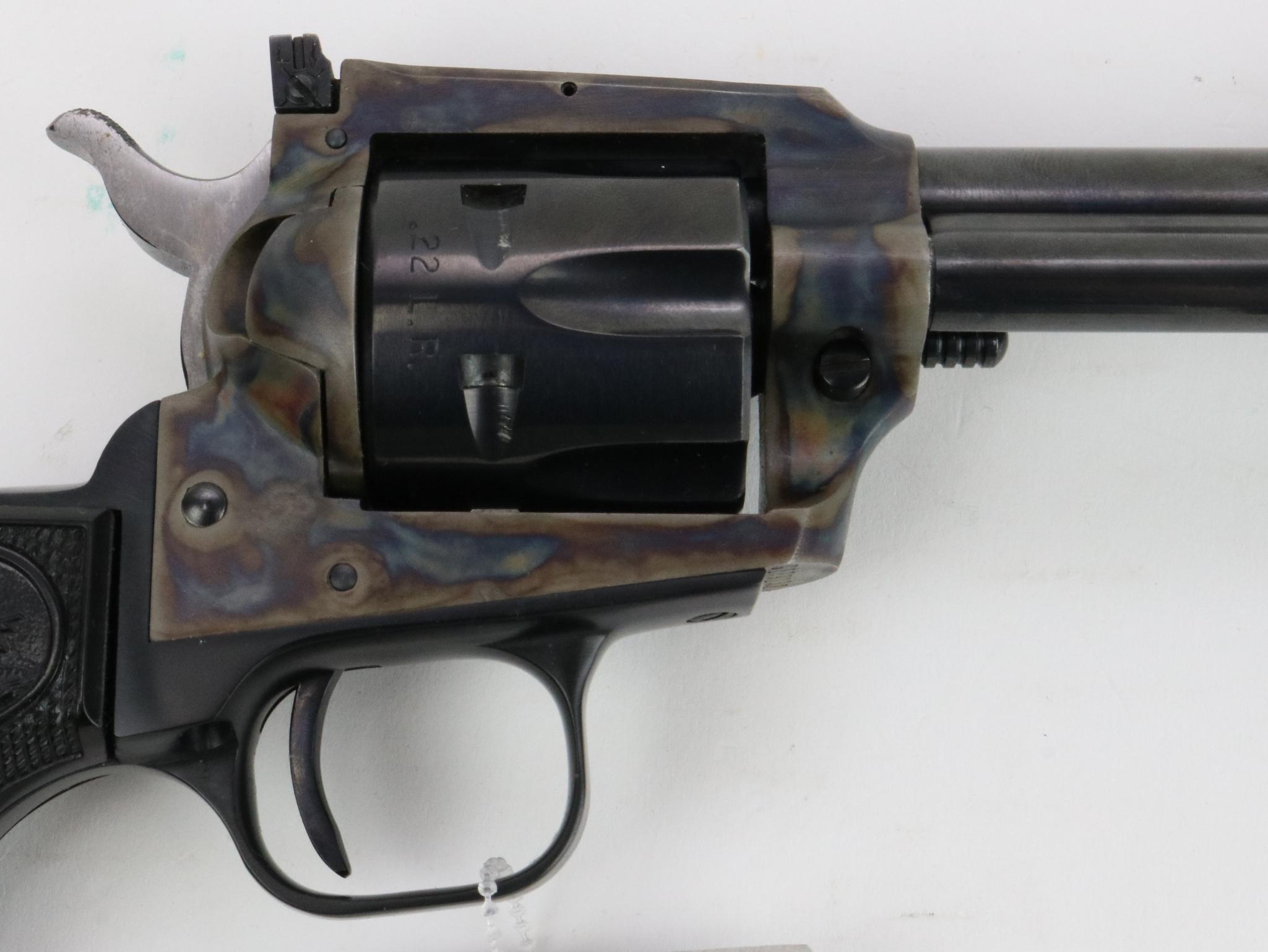 Colt New Frontier 22 single action revolver.