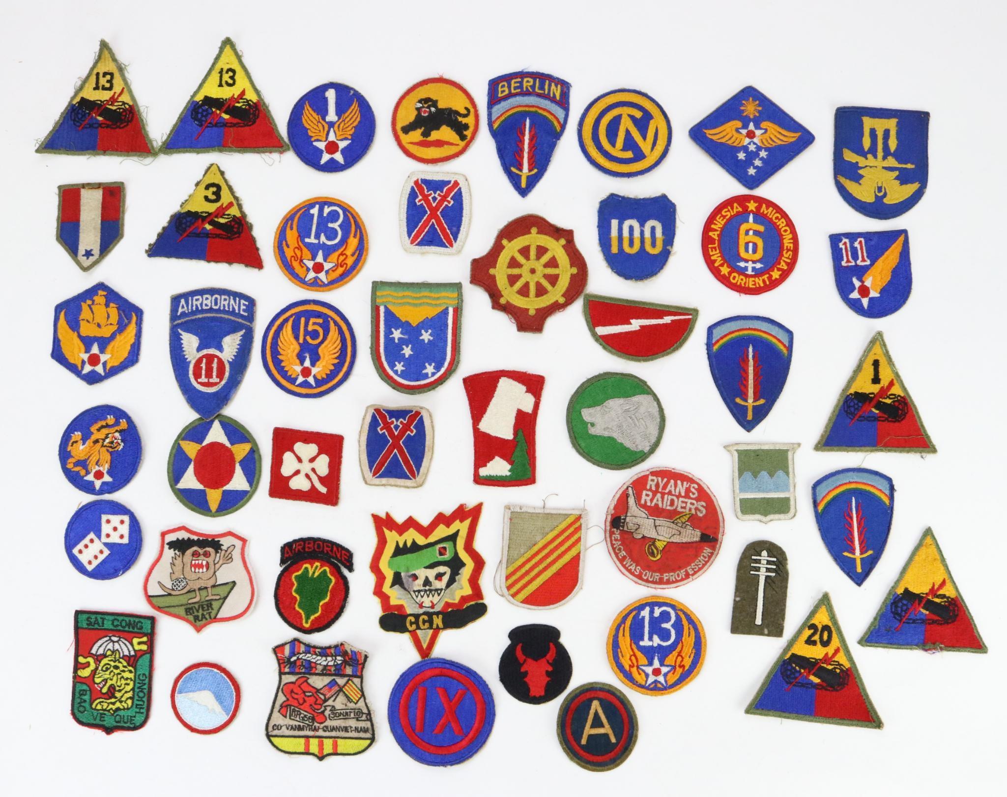 US WWII and Vietnam Patches