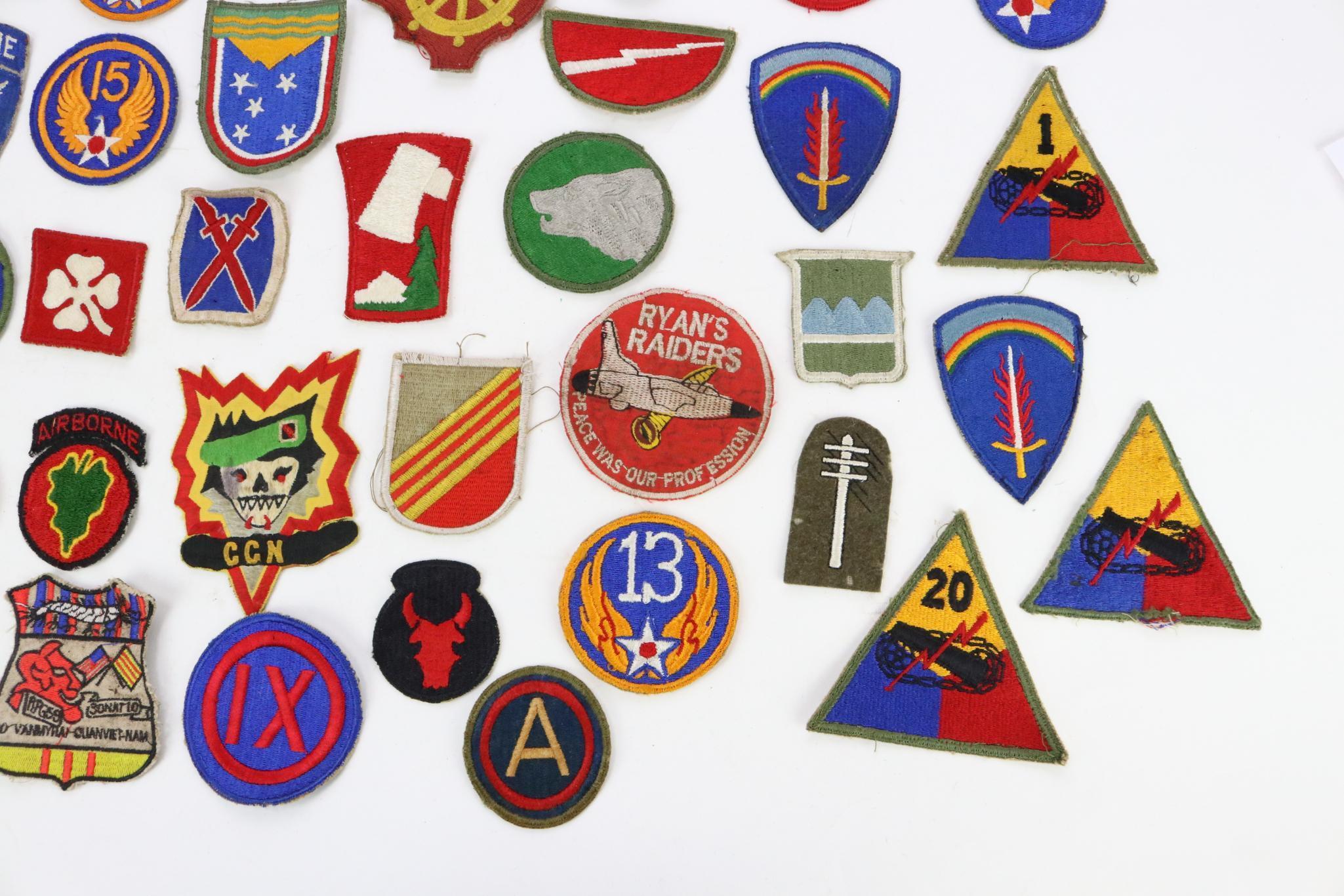 US WWII and Vietnam Patches