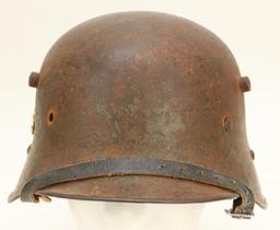 WWI Helmet Repurposed in Afghanistan