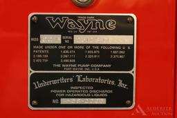 Wayne 100-B Gas Pump Restored in Texaco Red Chief Gasoline