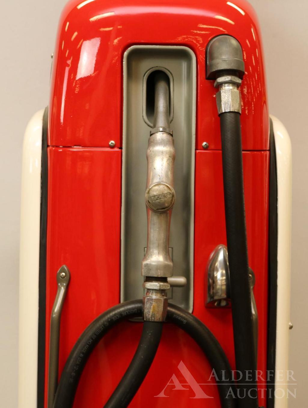 Martin & Schwartz/Wayne Model 80 Gas Pump Restored in Mobilgas Special Gasoline