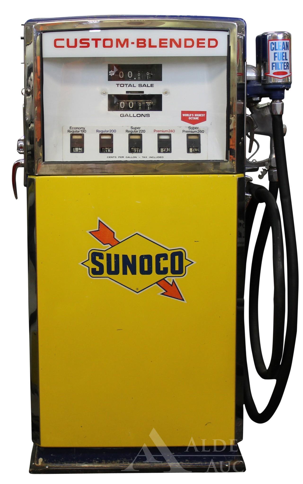 Wayne Blend-O-Matic Gas Pump Restored in Sunoco Gasoline