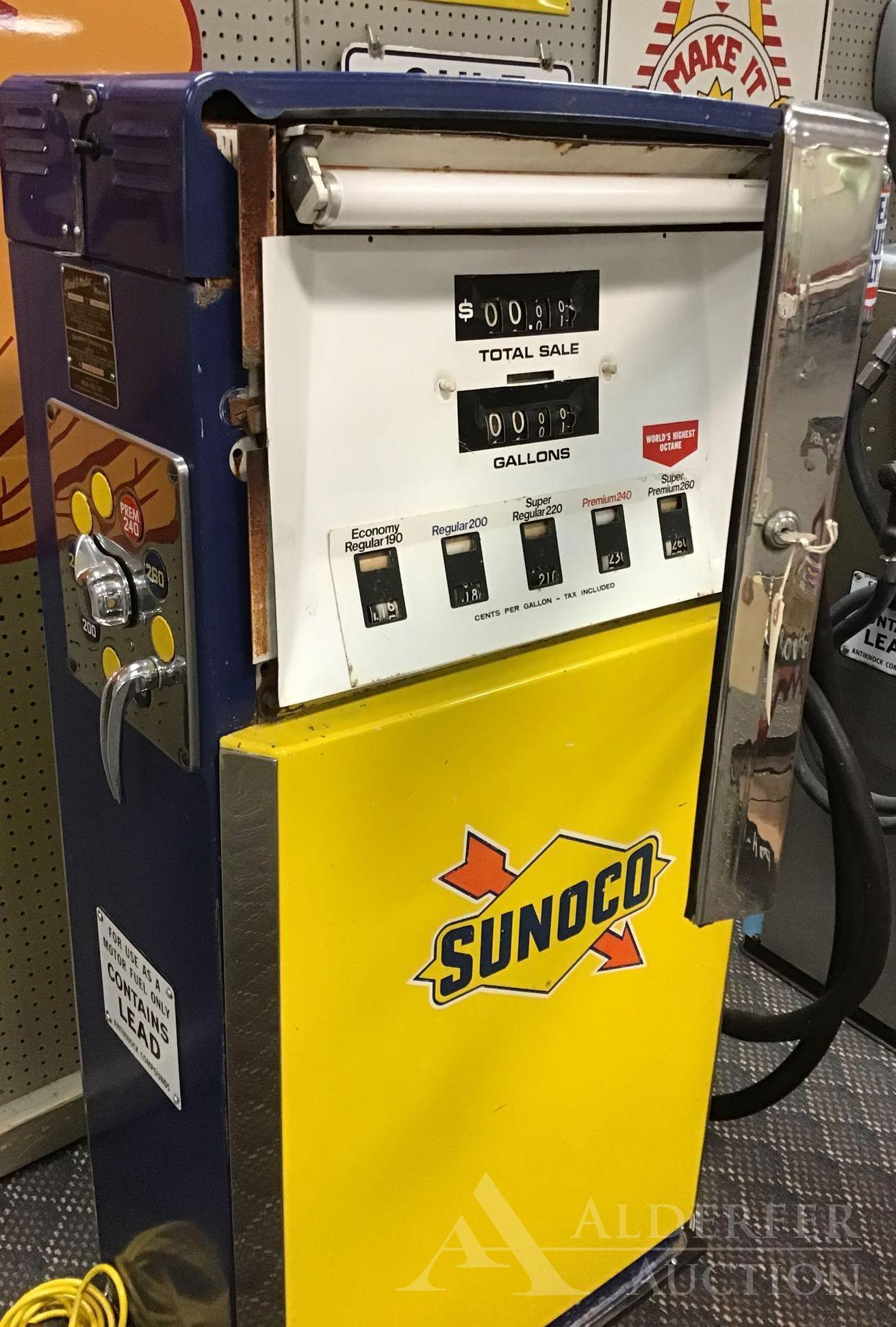 Wayne Blend-O-Matic Gas Pump Restored in Sunoco Gasoline