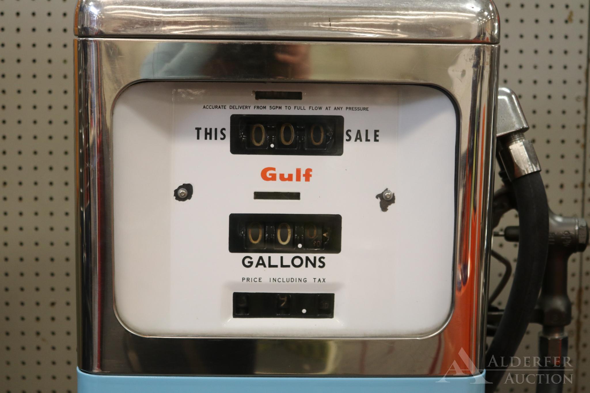 Gulf Diesel Gasoline in Gas Pump