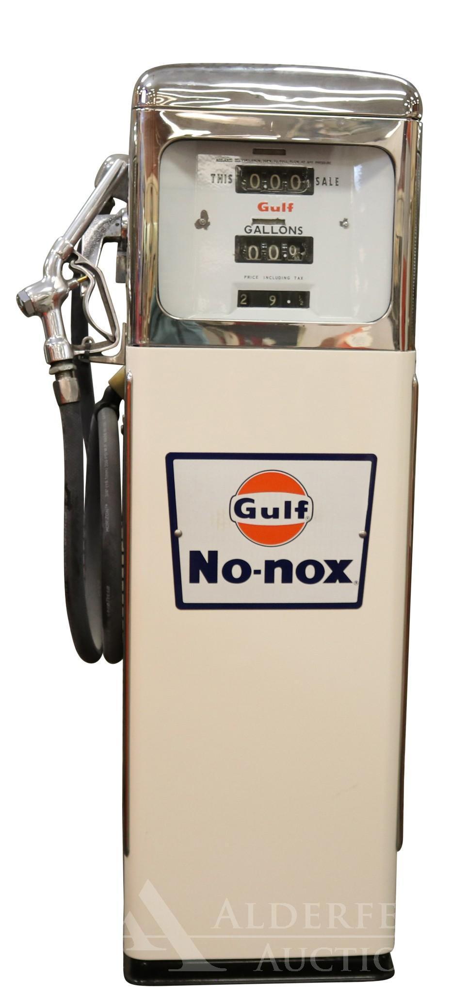 Wayne Gas Pump Restored in Gulf No-Nox Gasoline