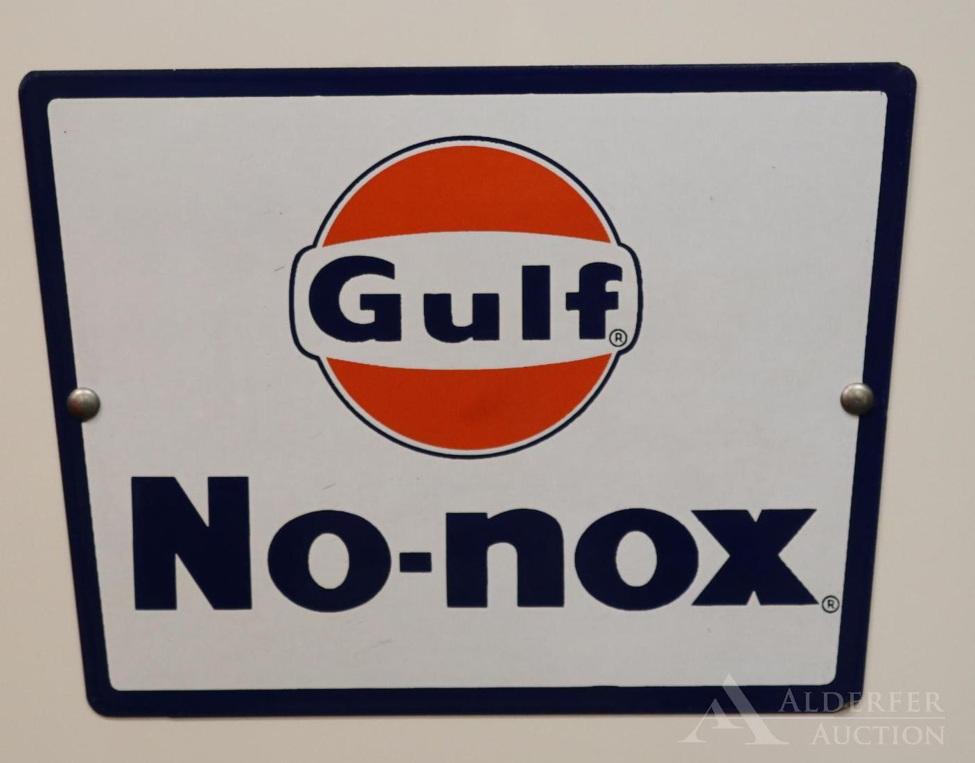 Wayne Gas Pump Restored in Gulf No-Nox Gasoline