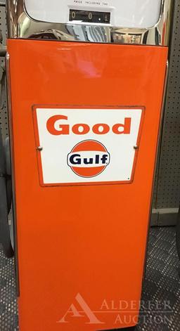 Erie 158 Gas Pump Restored in Good Gulf Gasoline