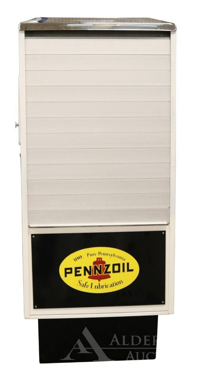 Sel-Oil Display Service Cabinet Restored in Pennzoil