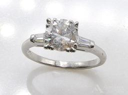 Platinum Diamond Ring. 2.0CTW