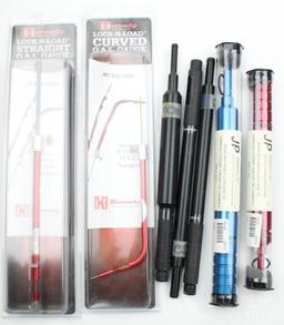 Hornady lock and load O.A.L gauges and cleaning rod guide sets