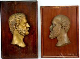 Civil War Related Portrait Plaques