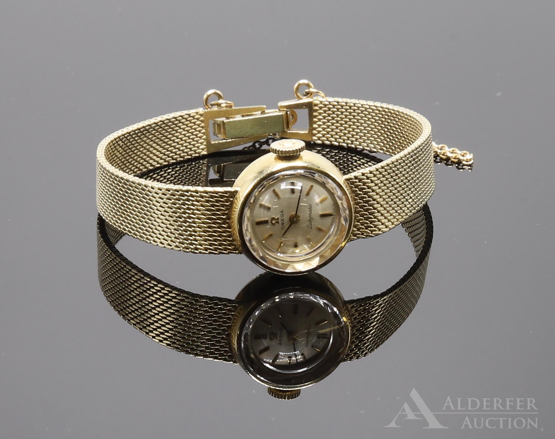 14KY Gold Omega Ladymatic Wrist Watch
