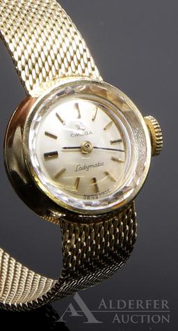 14KY Gold Omega Ladymatic Wrist Watch
