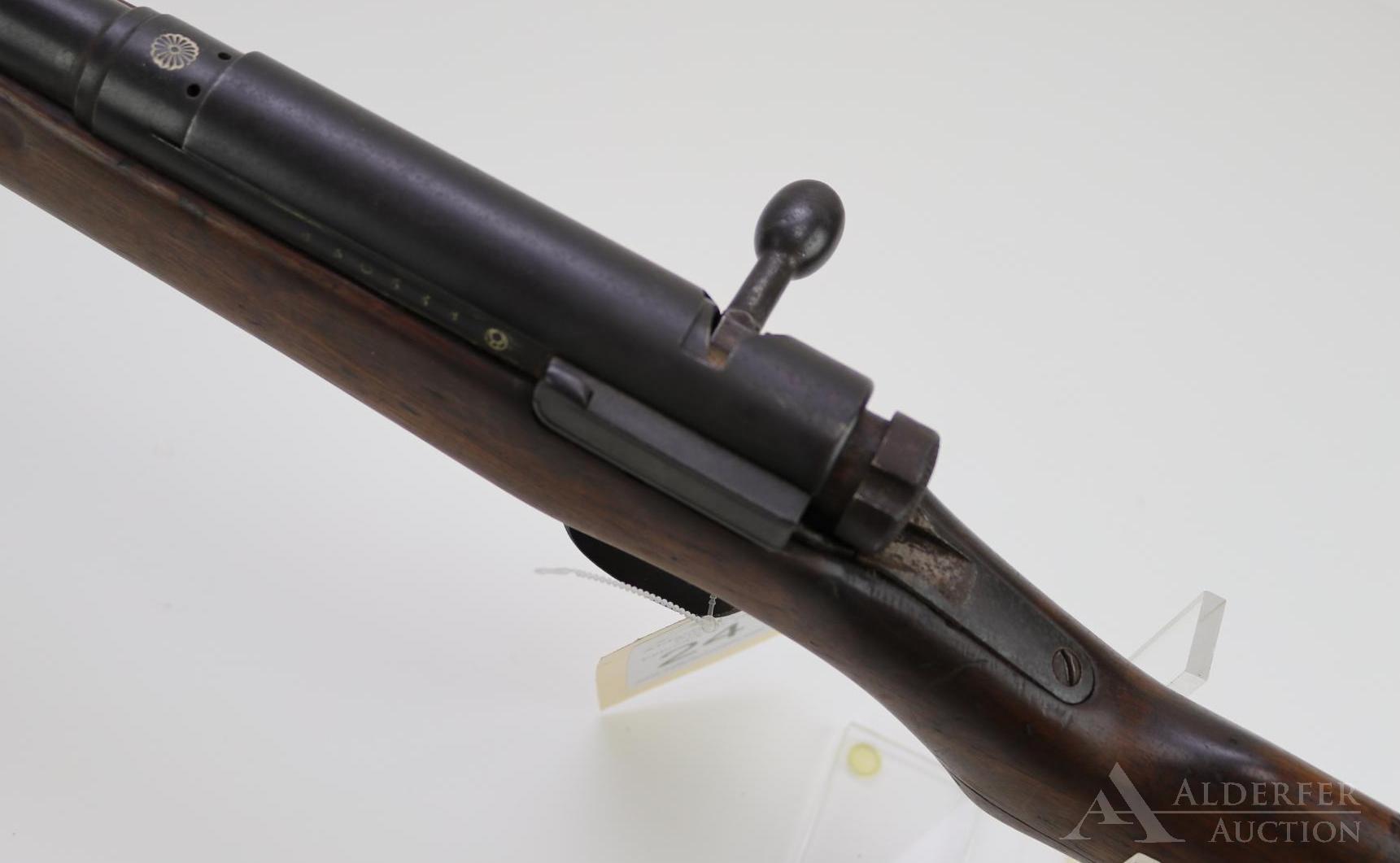 Japanese Arisaka Type 38 Bolt Action Rifle.