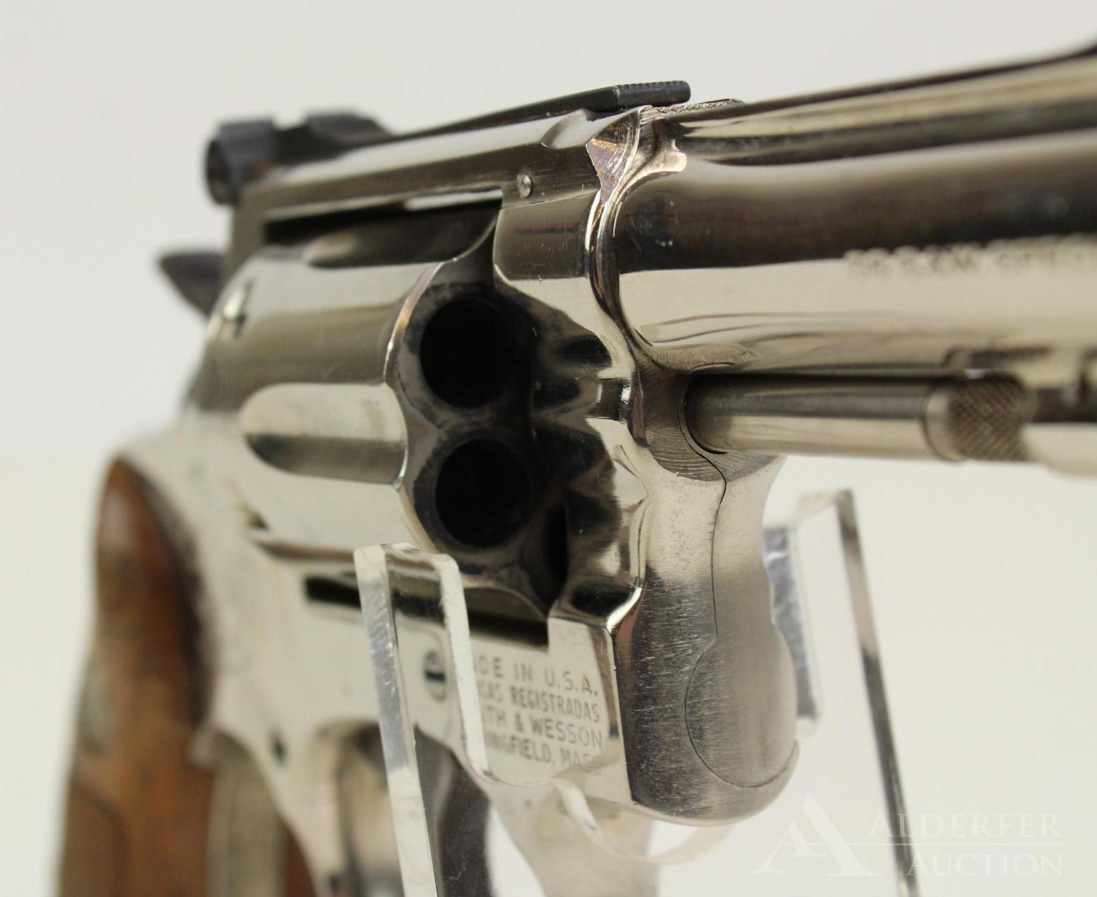 Smith & Wesson 15-3 double action revolver.