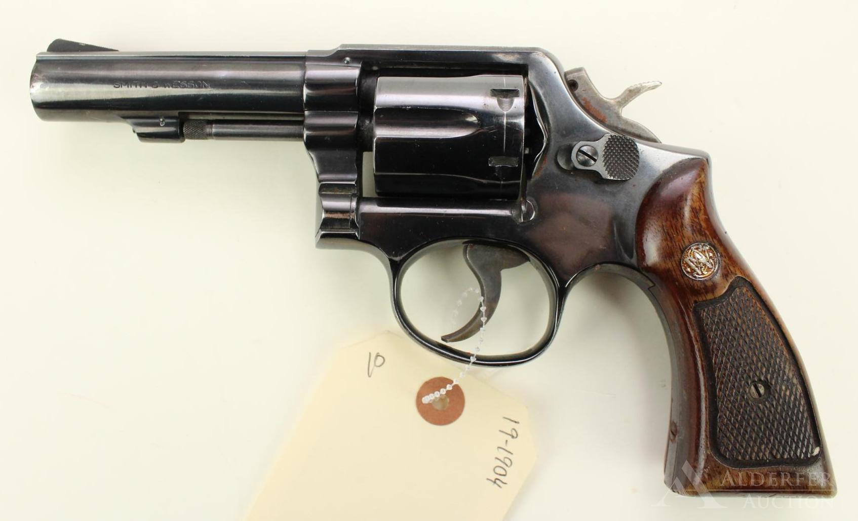 Smith & Wesson 10-6 double action revolver.